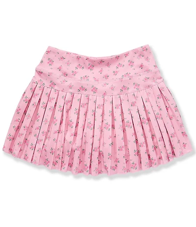 GB Big Girls Active Mini Floral Print Pleated Tennis Skirt