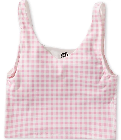 GB Big Girls Checkered Print Active Tank Top