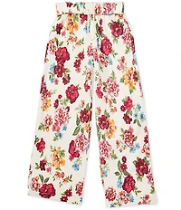 GB Big Girls Floral Wide Leg Sweatpants