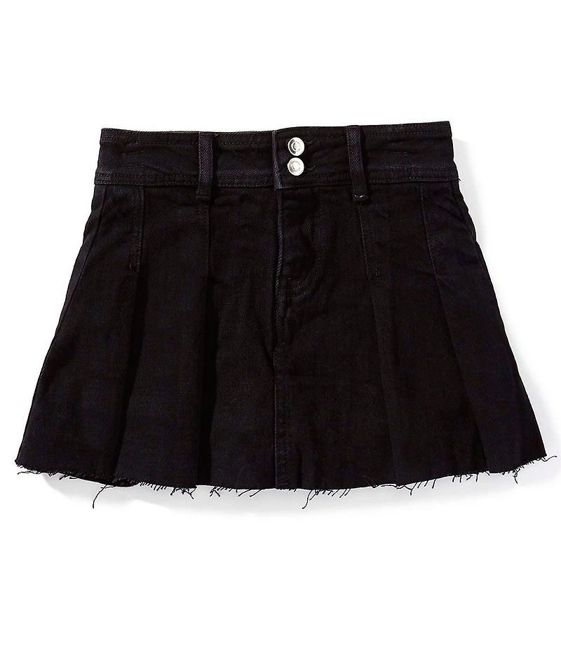 GB Big Girls Pleated Denim Mini Skirt