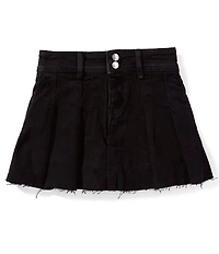 GB Big Girls Pleated Denim Mini Skirt