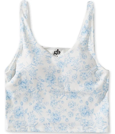 GB Big Girls Rose Printed Active Tank Top