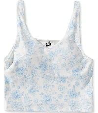 GB Big Girls Rose Printed Active Tank Top