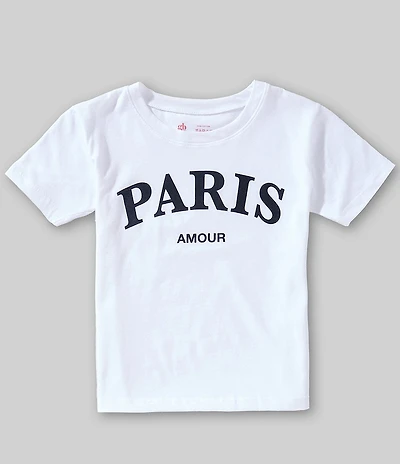GB Big Girls Short Sleeve Cotton Paris Tee