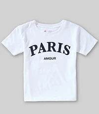 GB Big Girls Short Sleeve Cotton Paris Tee