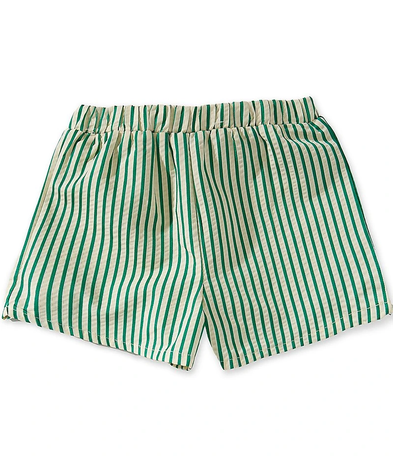 GB Big Girls Striped Pull On Shorts