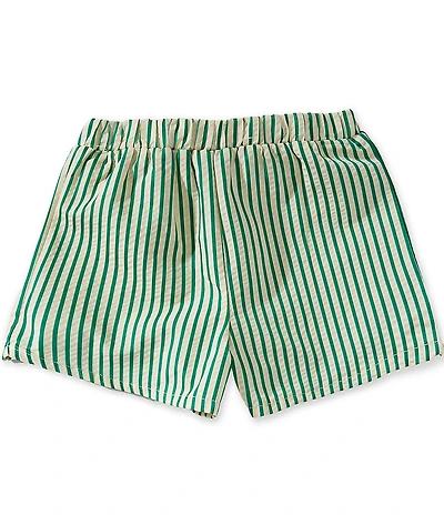 GB Big Girls Striped Pull On Shorts