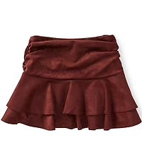 GB Big Girls Suede Mini Skirt