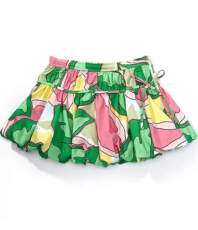 GB Girls Big Girls Floral Print Bubble Skirt