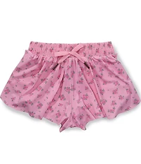GB Girls Little Girls Floral Printed Active Flippy Shorts