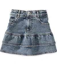GB Girls Ruffle Denim Skirt
