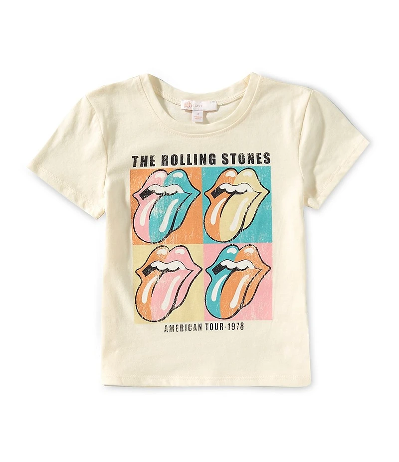 GB Little Girls Short Sleeve Band Graphic T-Shirt