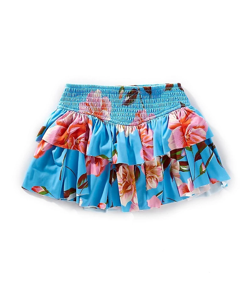 GB Little Girls Gracie Floral Print Active Skirt