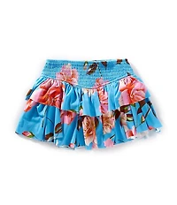 GB Little Girls Gracie Floral Print Active Skirt
