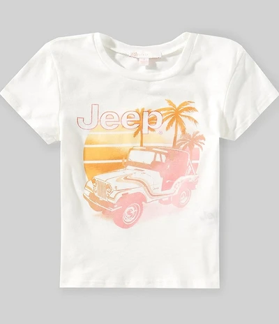 GB Little Girls Knit Jeep Short-Sleeved T-Shirt