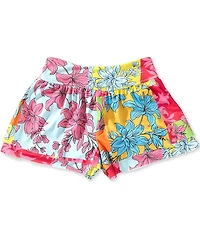 GB Little Girls Mid-Rise Printed Tennis Shorts
