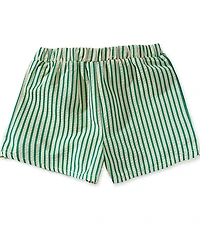 GB Little Girls Mid-Rise Striped Shorts