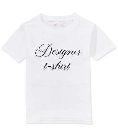 GB Little Girls Short Sleeve Designer Graphic Tee