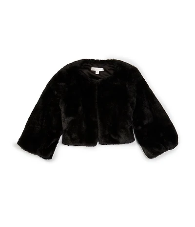 GB Social Little Girls Faux Fur Jacket