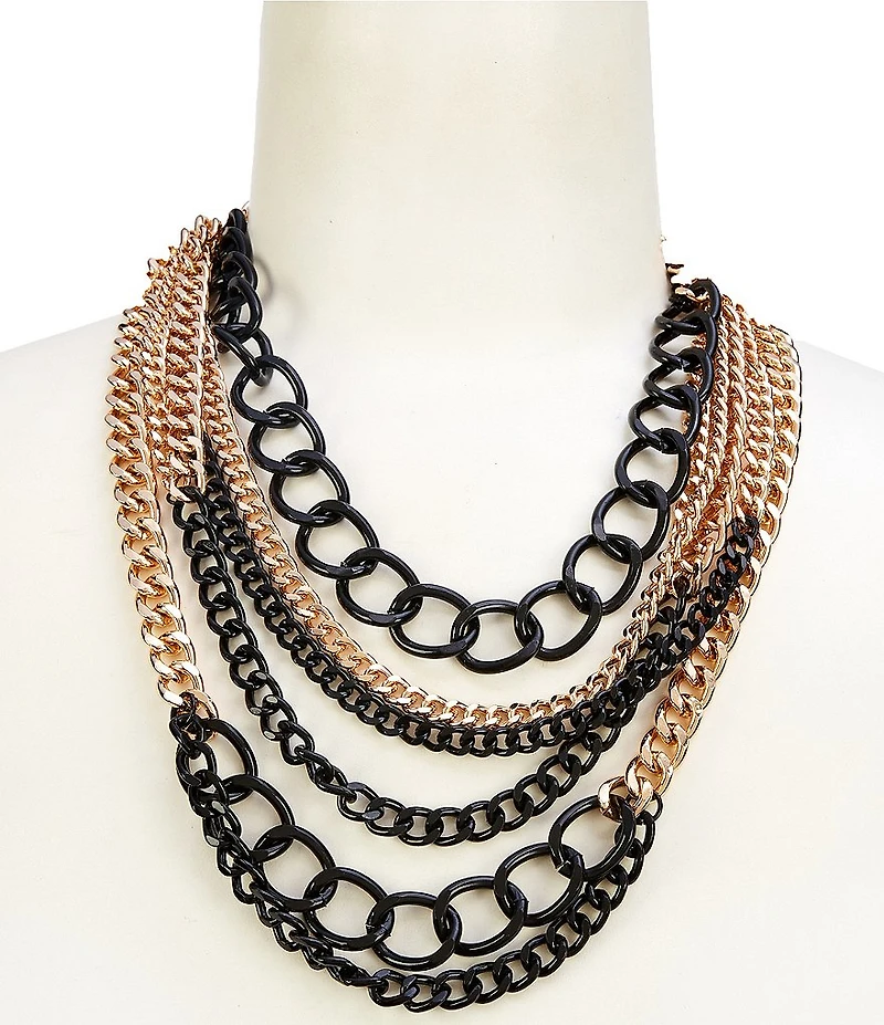 Gemma Layne Chain Statement Necklace