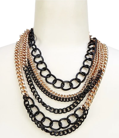 Gemma Layne Chain Statement Necklace