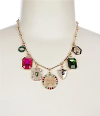 Gemma Layne Charm Collar Statement Necklace