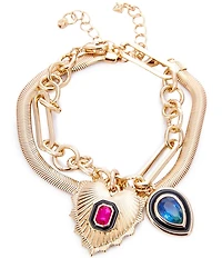 Gemma Layne Charm Link Bracelet Set