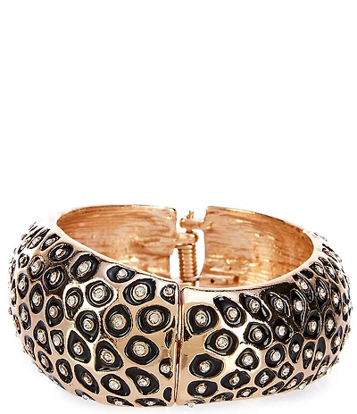 Gemma Layne Cheetah Print Bangle Bracelet