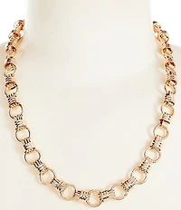 Gemma Layne Circle Link Collar Necklace
