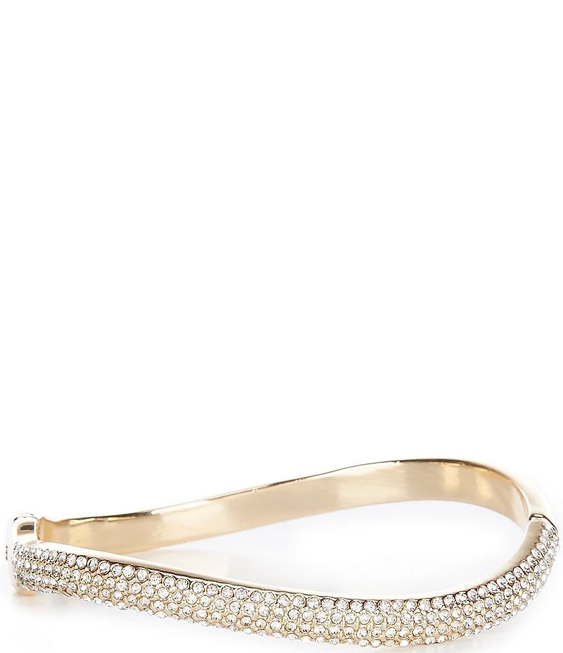 Gemma Layne Crystal Pave Hinge Bangle Bracelet