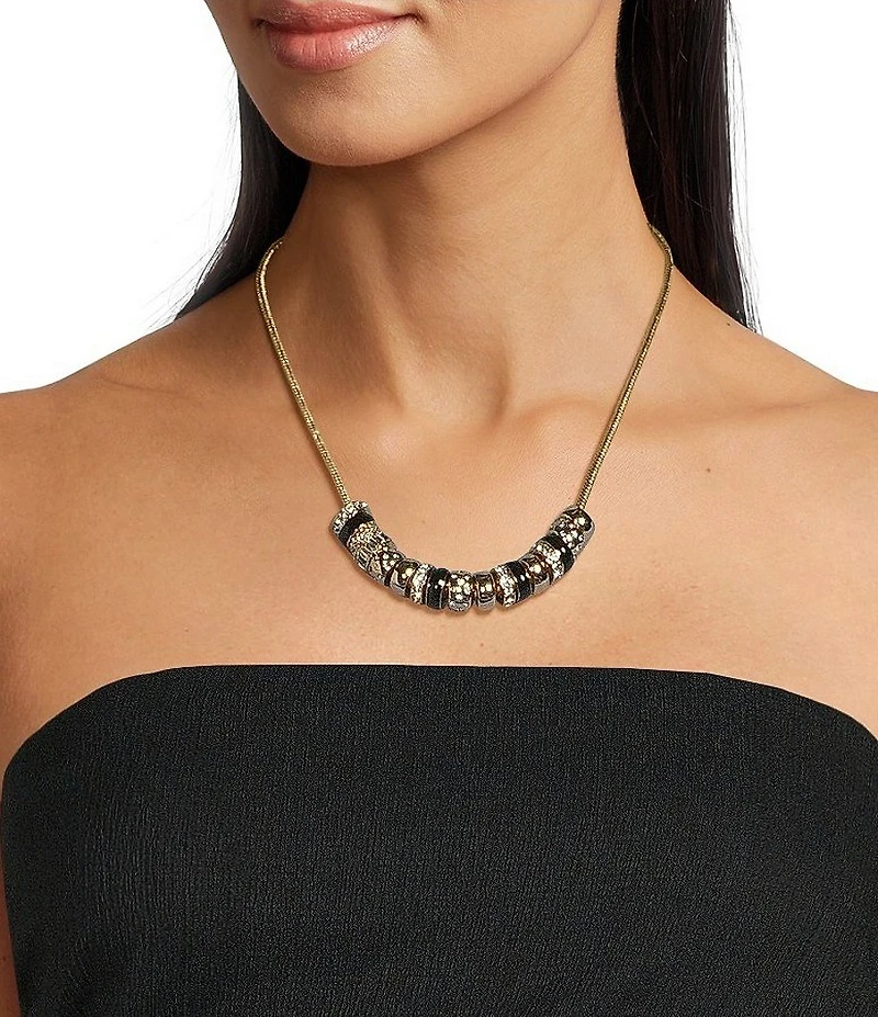 Gemma Layne Disc Bead Collar Necklace