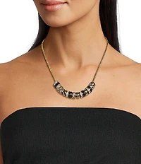 Gemma Layne Disc Bead Collar Necklace