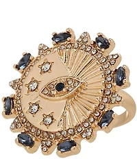 Gemma Layne Disc with Stones Statement Ring