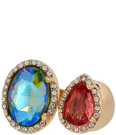 Gemma Layne Double Stone Statement Ring