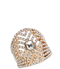 Gemma Layne Geo Pave Statement Ring