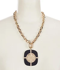 Gemma Layne Geometric Statement Pendant Necklace