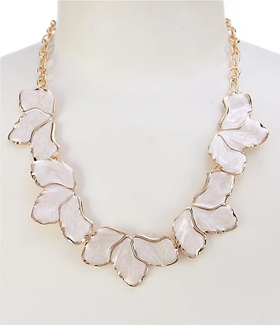 Gemma Layne Half Flower Collar Necklace