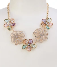 Gemma Layne Multi Flower Collar Necklace