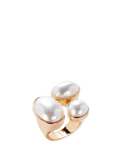 Gemma Layne Pearl Cluster Statement Ring