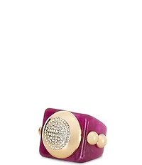 Gemma Layne Resin Geo Disc Statement Ring