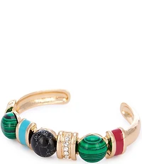 Gemma Layne Stone And Line Cuff Bracelet