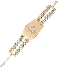 Gemma Layne Thick Geo Line Bracelet