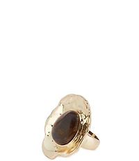 Gemma Layne Tigers Eye Statement Ring