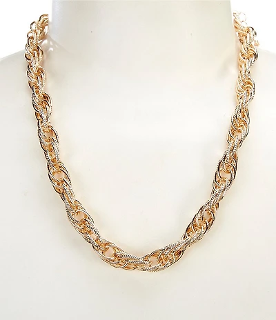 Gemma Layne Twisted Chain Necklace
