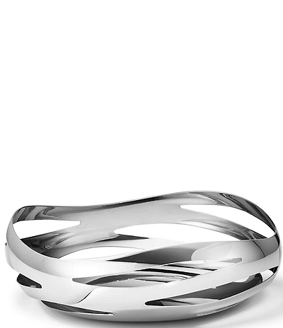 Georg Jensen Cobra Contemporary Stainless Steel Fruit Basket