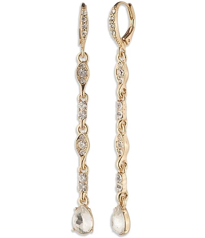 Givenchy Crystal Linear Earrings