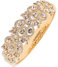 Givenchy Gold Tone Drama Bangle Bracelet