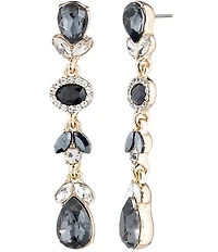 Givenchy Gold Tone Jet Linear Earrings