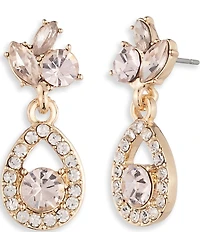 Givenchy Gold Tone Post Drop Earrings