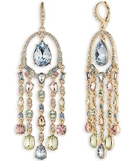 Givenchy Gold Tone Shaky Chandelier Earrings